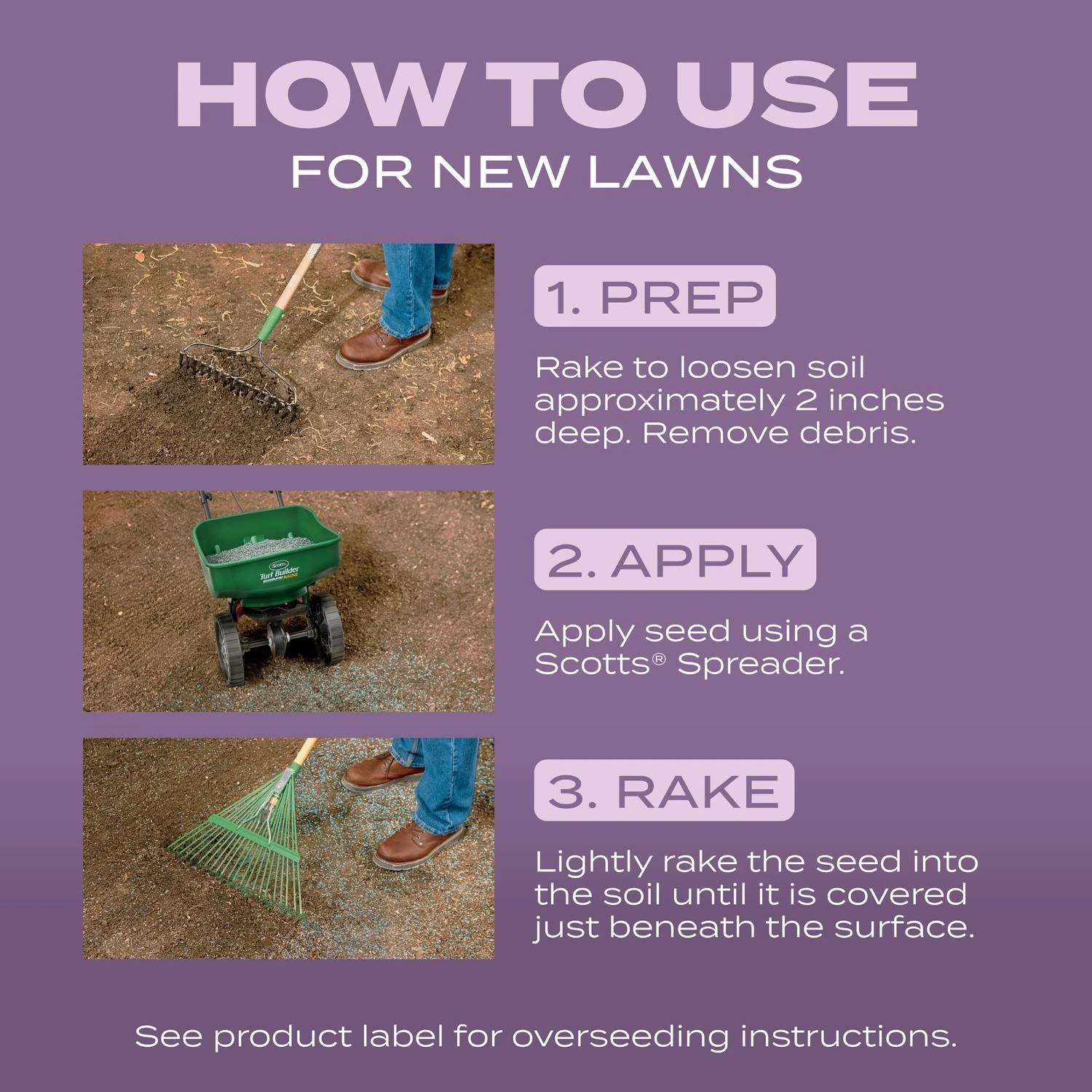 Scotts Turf Builder Perennial Ryegrass Sun Or Shade Fertilizer/Seed/Soil Improver 2.4 Lb 11 Scotts Turf Builder Perennial Ryegrass Sun Or Shade Fertilizer/Seed/Soil Improver 2.4 Lb - Image 9