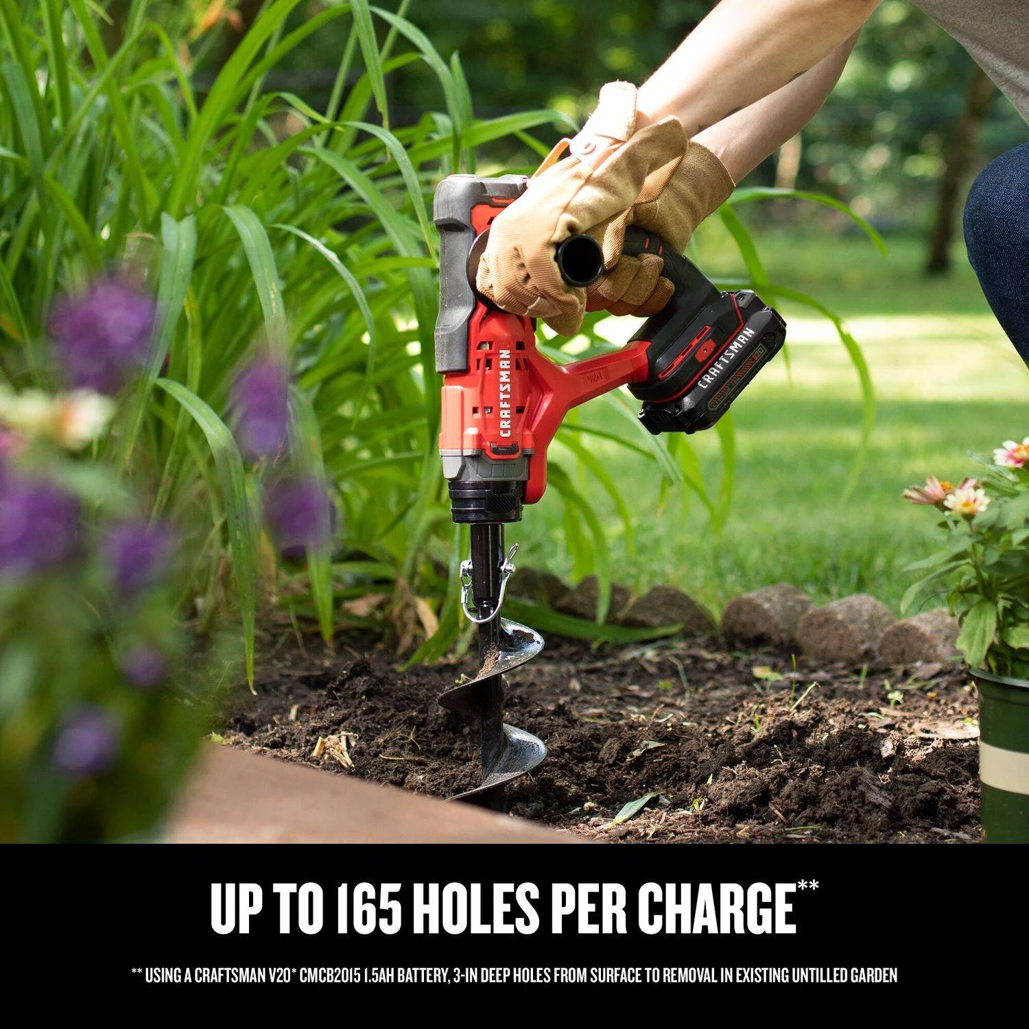 Craftsman V20 13.97 In. Steel Battery Operated Auger 5 Craftsman V20 13.97 In. Steel Battery Operated Auger - Image 3