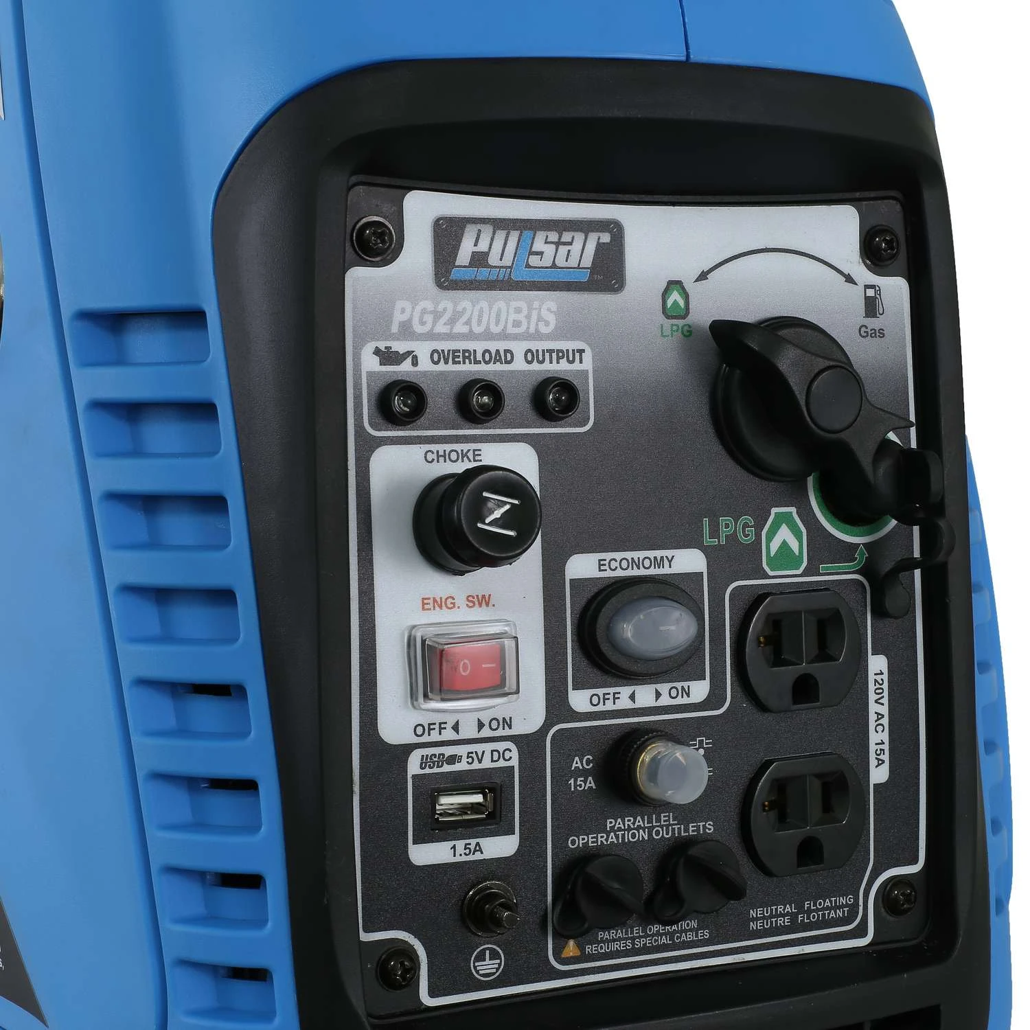 Pulsar 2200 W 120 V Gasoline Or Propane Inverter Generator 4 Pulsar 2200 W 120 V Gasoline Or Propane Inverter Generator - Image 2