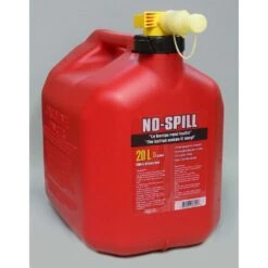 No-Spill Plastic Gas Can 5 Gal