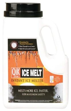 Qik Joe Calcium Chloride Pellet Ice Melt 9 Lb