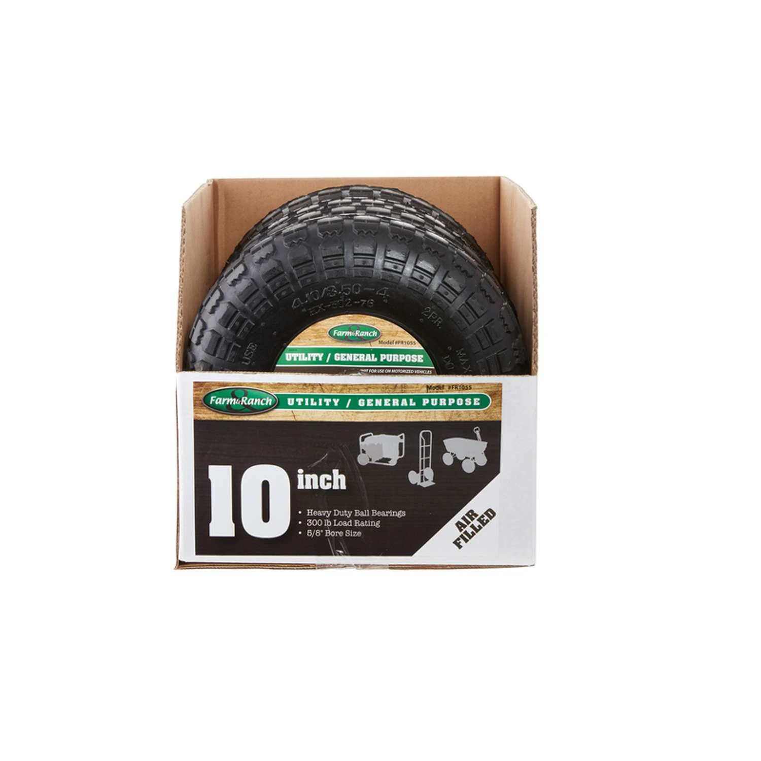 Farm And Ranch 6 In. D X 10 In. D 300 Lb. Cap. Centered Tire Rubber 1 Pk 5 Farm And Ranch 6 In. D X 10 In. D 300 Lb. Cap. Centered Tire Rubber 1 Pk - Image 3