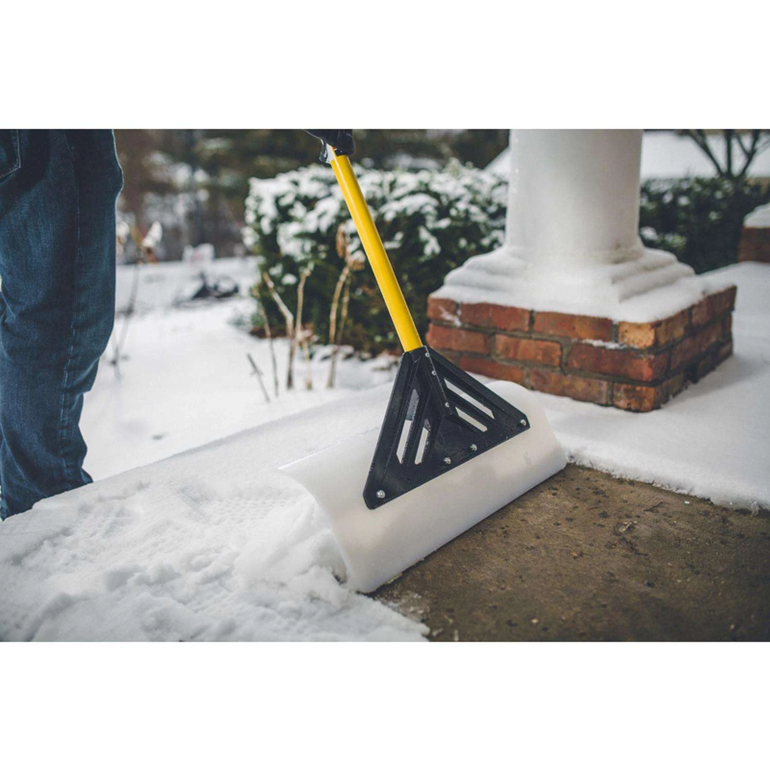 The Snowplow The Original 36 In. W X 56 In. L UHMW Snow Pusher 6 The Snowplow The Original 36 In. W X 56 In. L UHMW Snow Pusher - Image 4