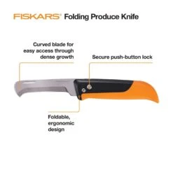 Fiskars 3 In. Stainless Steel Produce Knife -Garden Tool Store 24ea9837 d5e6 4d5f bd77 2fe6a4d34ea7