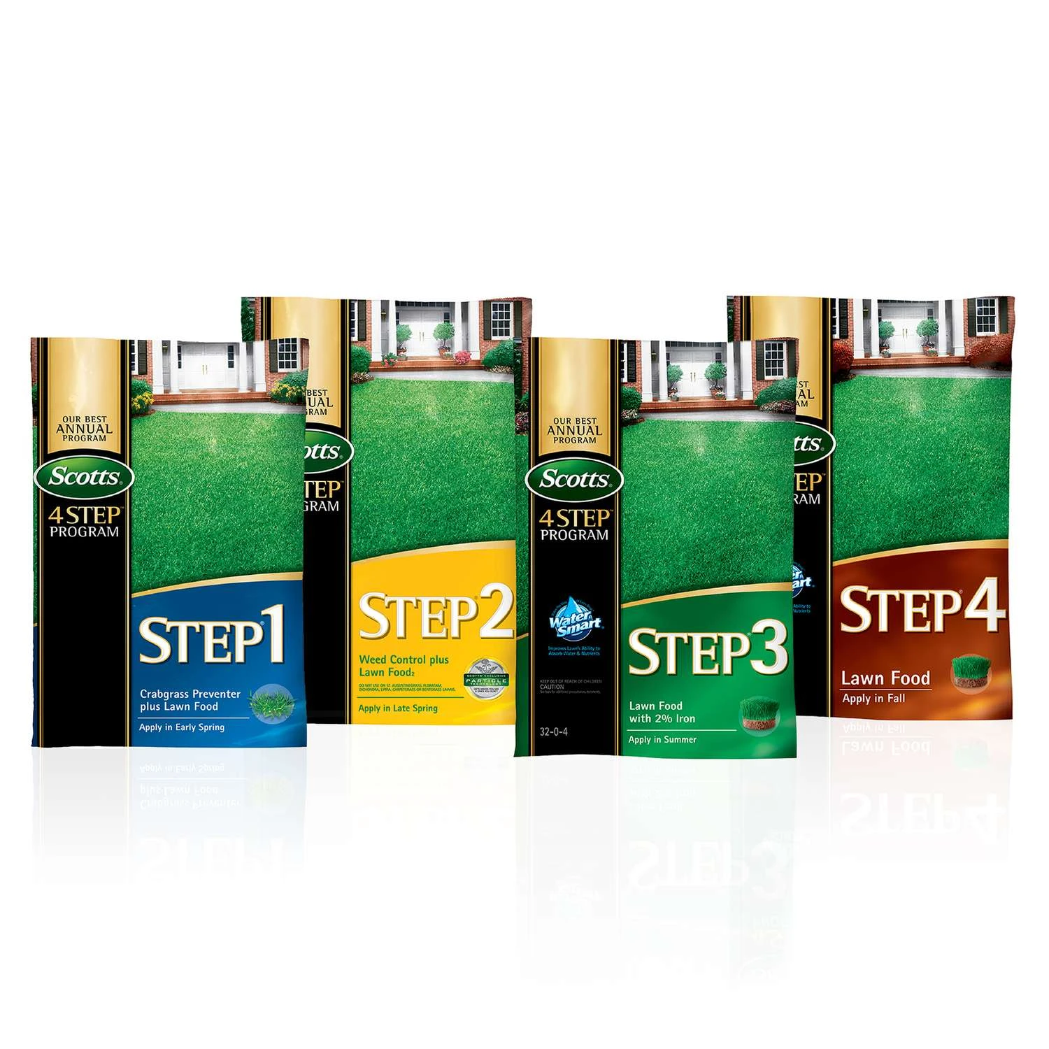 Scotts Step 4 Weed & Feed Lawn Fertilizer For All Grasses 15000 Sq Ft 4 Scotts Step 4 Weed & Feed Lawn Fertilizer For All Grasses 15000 Sq Ft - Image 2