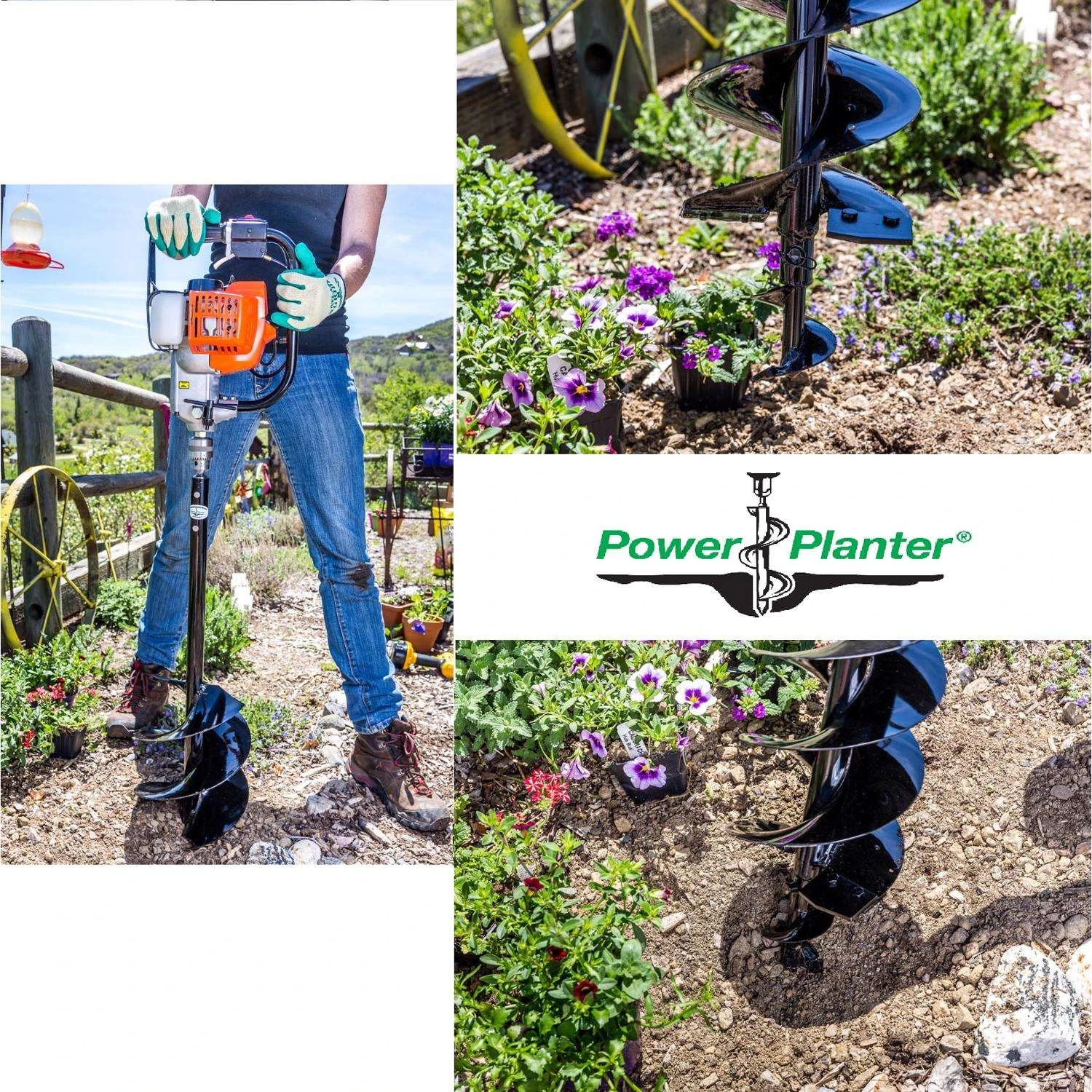 Power Planter 28 In. Steel Bulb Auger Drill Bit 8 Power Planter 28 In. Steel Bulb Auger Drill Bit - Image 6