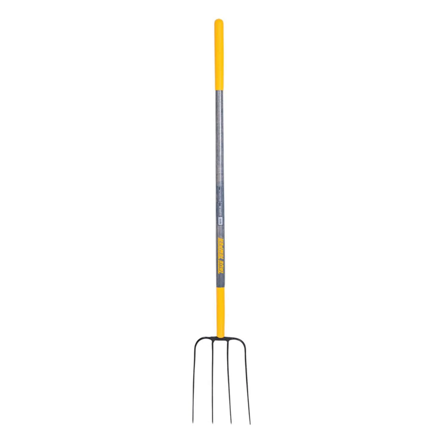 True Temper 4 Tine Steel Manure Fork 48 In. Wood Handle 3 True Temper 4 Tine Steel Manure Fork 48 In. Wood Handle