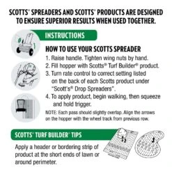Scotts Turf Builder 22 In. W Drop Push Spreader For Fertilizer/Ice Melt/Seed 25 Lb -Garden Tool Store 2f6ebd11 593b 450d bd33 a3b18f805c56