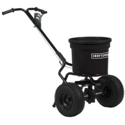 Craftsman 36 In. W Push Spreader For Fertilizer/Ice Melt/Seed 80 Lb