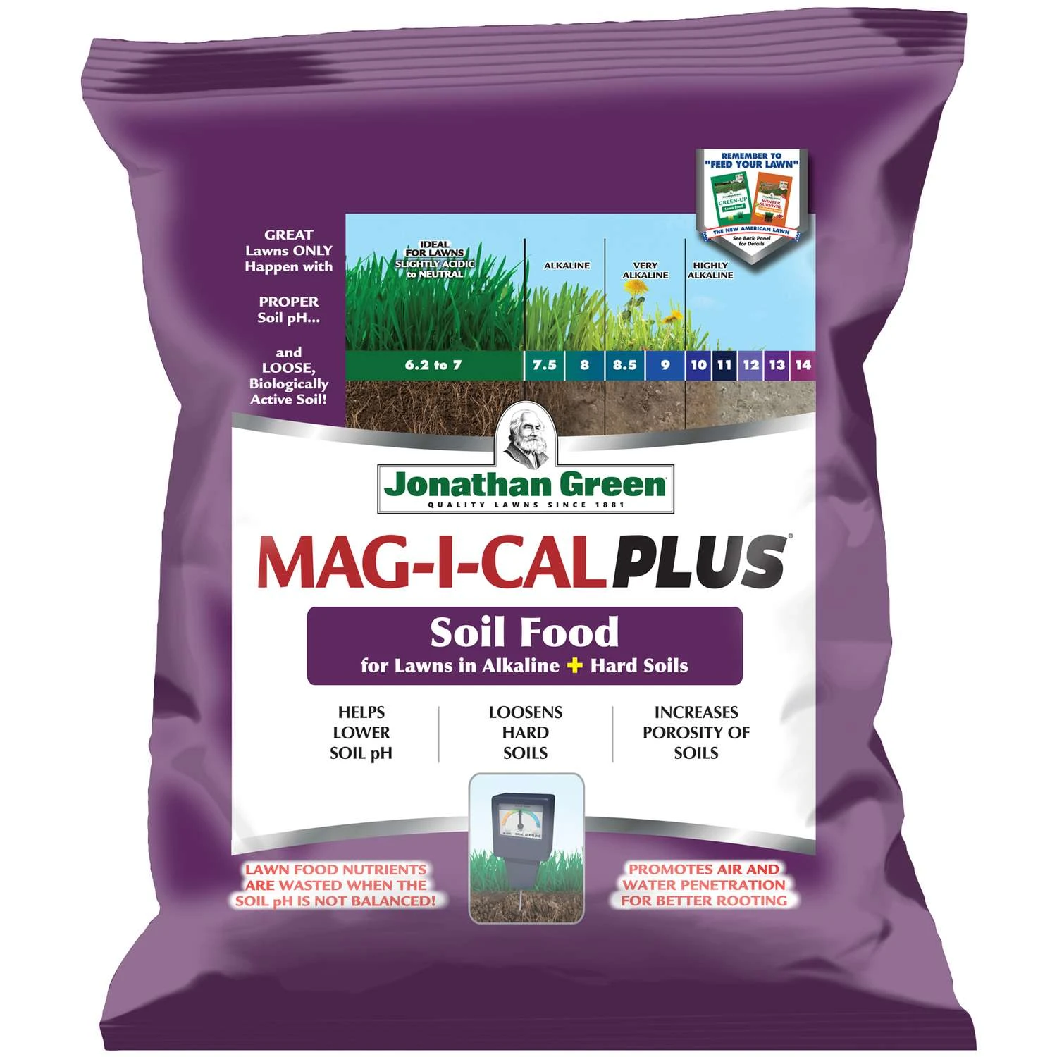 Jonathan Green Mag-I-Cal Plus Alkaline Annual Program Lawn Fertilizer For All Grasses 5000 Sq Ft 3 Jonathan Green Mag-I-Cal Plus Alkaline Annual Program Lawn Fertilizer For All Grasses 5000 Sq Ft
