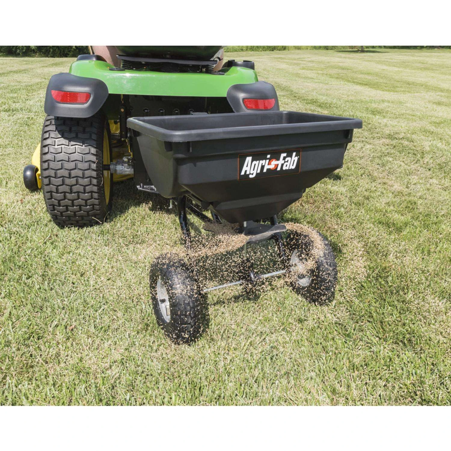 Agri-Fab 120 In. W Tow Behind Spreader For Fertilizer/Ice Melt/Seed 85 Lb. Cap. 4 Agri-Fab 120 In. W Tow Behind Spreader For Fertilizer/Ice Melt/Seed 85 Lb. Cap. - Image 2