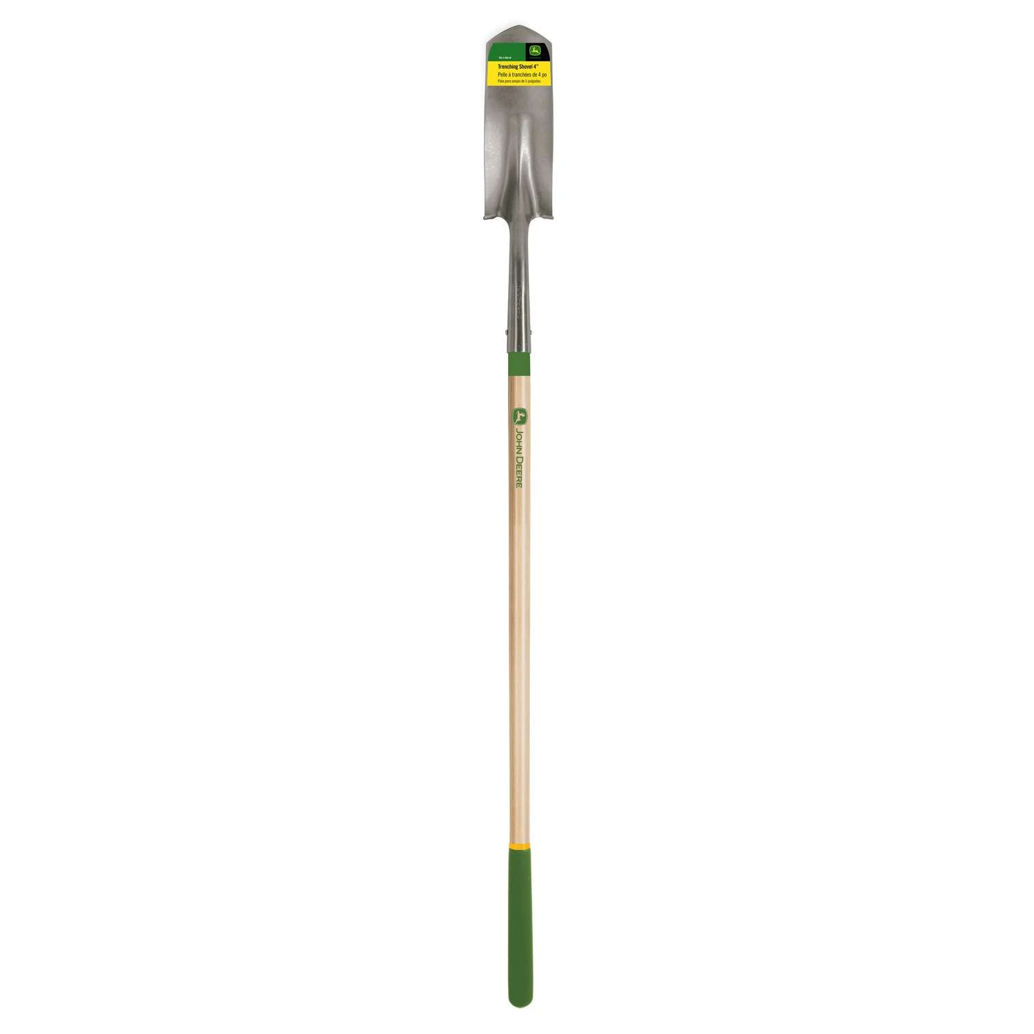 John Deere 58.5 In. Steel Trenching Shovel Wood Handle 3 John Deere 58.5 In. Steel Trenching Shovel Wood Handle