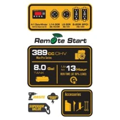 Firman Performance Series 5700 W 120/240 V Gasoline Portable Generator -Garden Tool Store 4492a042 ae98 428d 8188 5741d85c91e5