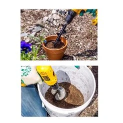 Power Planter 12 In. Steel Bulb Auger Drill Bit -Garden Tool Store 44e22985 b18c 459e b870 8c596101c799