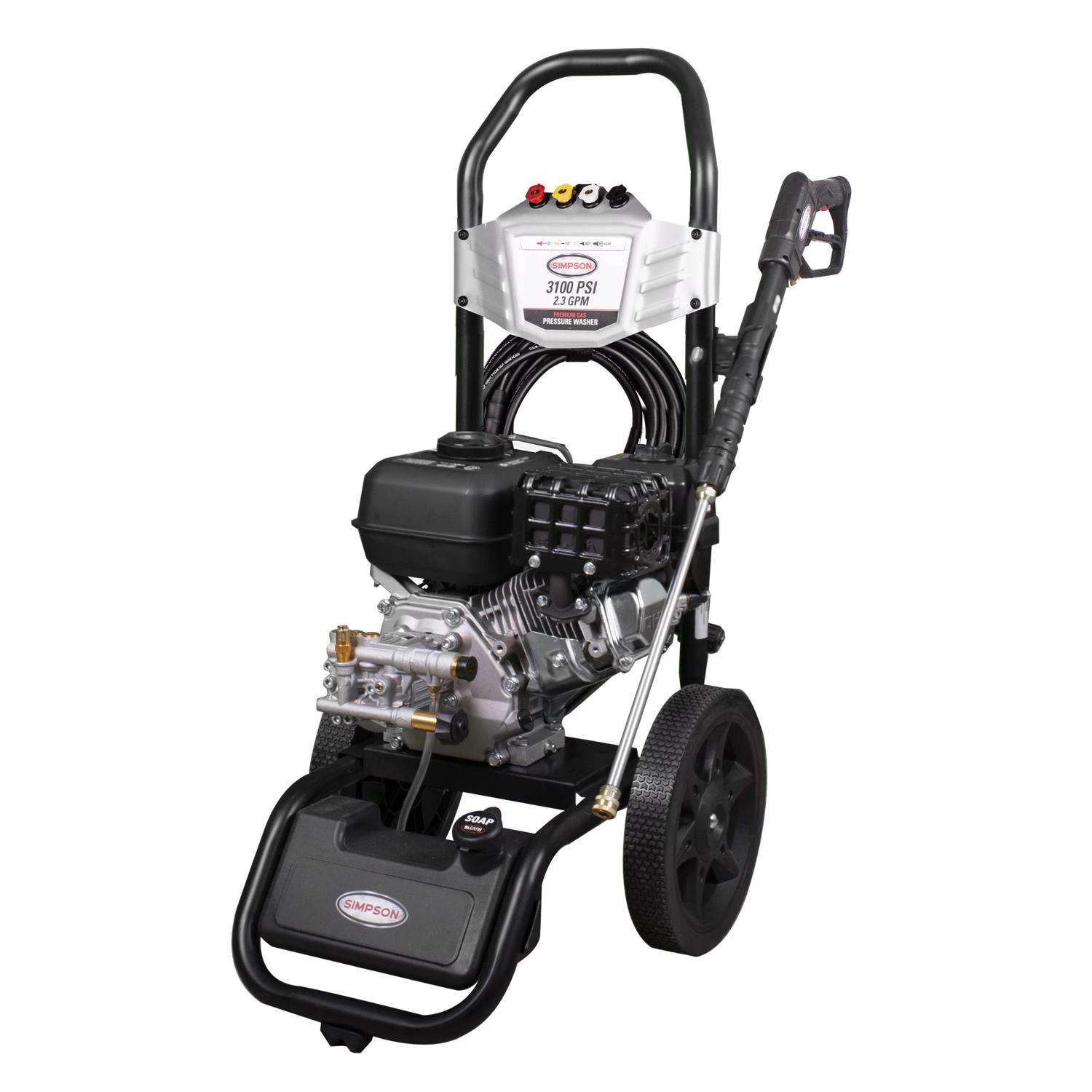 Simpson MegaShot MS61222 CRX 3100 Psi Gas 2.3 Gpm Pressure Washer 3 Simpson MegaShot MS61222 CRX 3100 Psi Gas 2.3 Gpm Pressure Washer