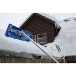 Avalanche Deluxe 24 In. W X 20 Ft. L Poly Wheeled Roof Rake -Garden Tool Store 4b8afe9e 0b05 473a a5ab c70e7ca5abda