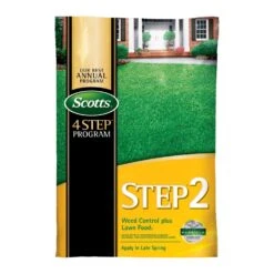 Scotts Step 2 Weed Control Weed Control Lawn Fertilizer For Multiple Grass Types 5000 Sq Ft