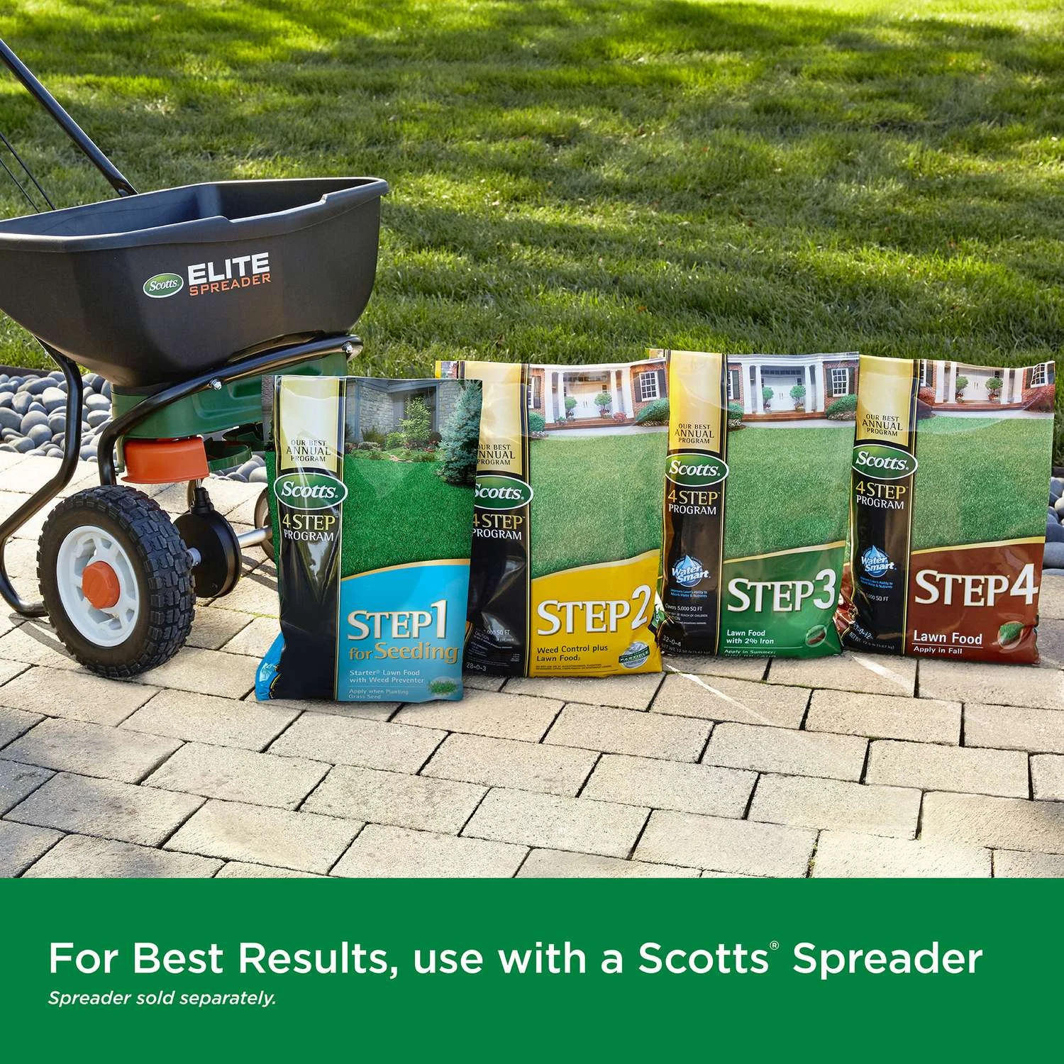 Scotts Step 4 Weed & Feed Lawn Fertilizer For All Grasses 15000 Sq Ft 9 Scotts Step 4 Weed & Feed Lawn Fertilizer For All Grasses 15000 Sq Ft - Image 7