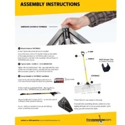 The Snowplow The Original 30 In. W X 56 In. L UHMW Snow Pusher -Garden Tool Store 5533f16d e6cc 4af7 9860 5b00cacf9973