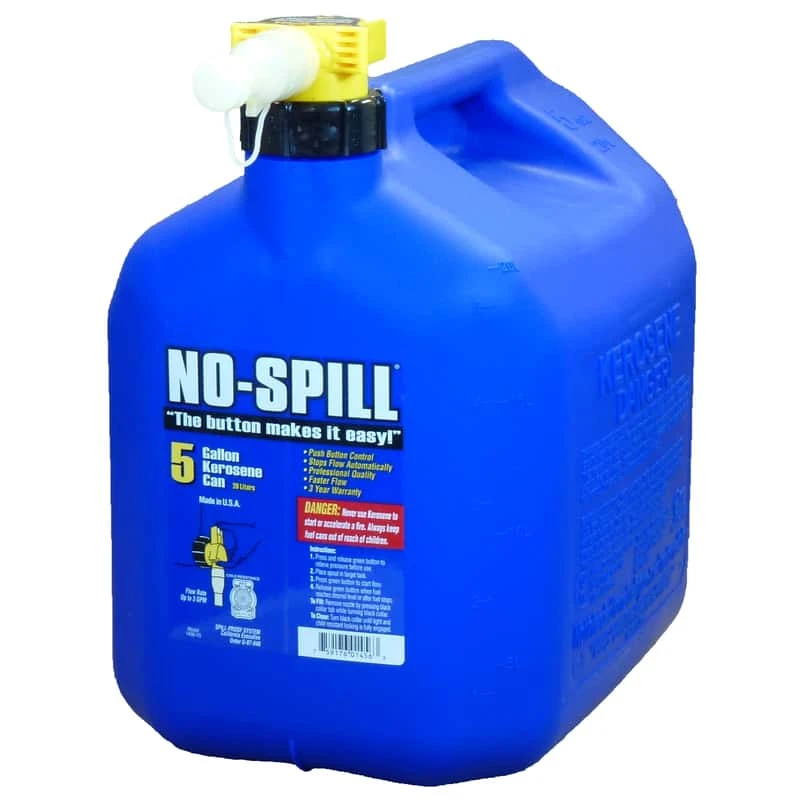 No-Spill Plastic Kerosene Can 5 Gal 3 No-Spill Plastic Kerosene Can 5 Gal