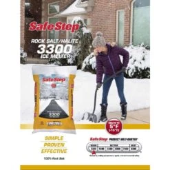 Safe Step 3300 Sodium Chloride Crystal Halite/Rock Salt Ice Melt 50 Lb -Garden Tool Store 59346608 3027 4f18 a5e6 becc2662a2f3