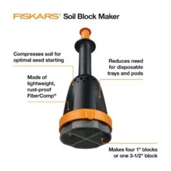 Fiskars 12 In. Soil Block Maker -Garden Tool Store 65c321cb 08a7 49ff af2e da5a4e025477