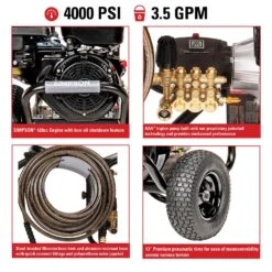 Simpson PowerShot PS60843 CRX 4400 Psi Gas 4 Gpm Pressure Washer 19 Simpson PowerShot PS60843 CRX 4400 Psi Gas 4 Gpm Pressure Washer -Garden Tool Store 68e53272 0e43 475e 807d 35e5d17ee300