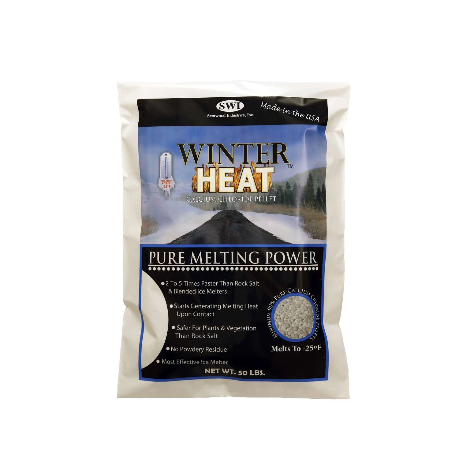 Scotwood Winter Heat Calcium Chloride Pellet Ice Melt 50 Lb 3 Scotwood Winter Heat Calcium Chloride Pellet Ice Melt 50 Lb