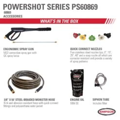 Simpson PowerShot PS60869 Honda 4000 Psi Gas 3.5 Gpm Pressure Washer -Garden Tool Store 76f6a710 a52f 4ac3 b10e 71499f92acfd