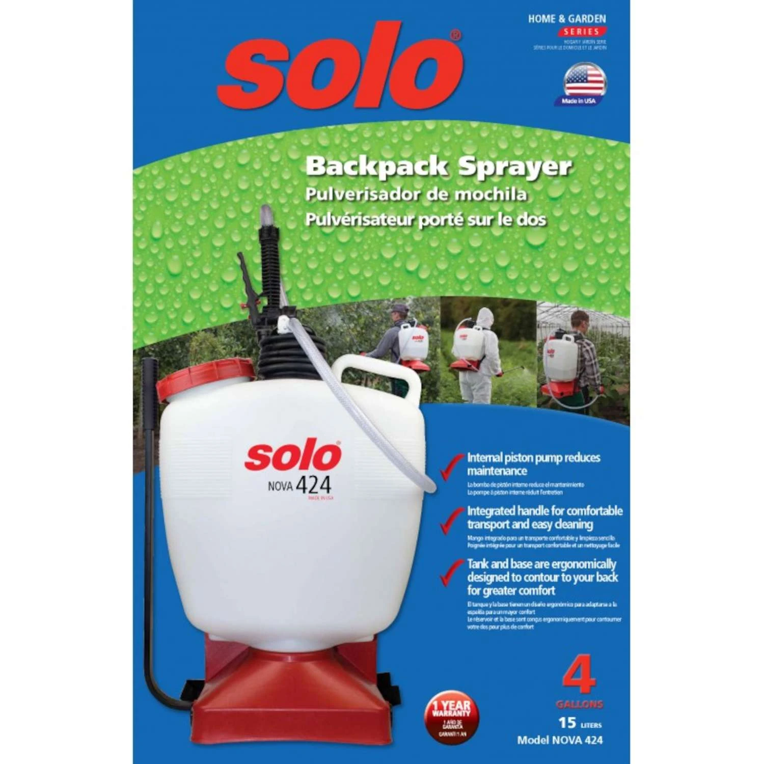 Solo 4.5 Gal Wand Backpack Sprayer 6 Solo 4.5 Gal Wand Backpack Sprayer - Image 4