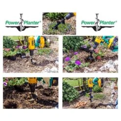 Power Planter 12 In. Steel Bulb Auger Drill Bit -Garden Tool Store 7b54b638 584b 47cf 9244 837b2dd4e868