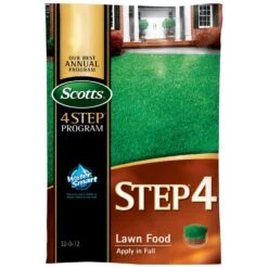 Scotts Step 4 Weed & Feed Lawn Fertilizer For All Grasses 15000 Sq Ft