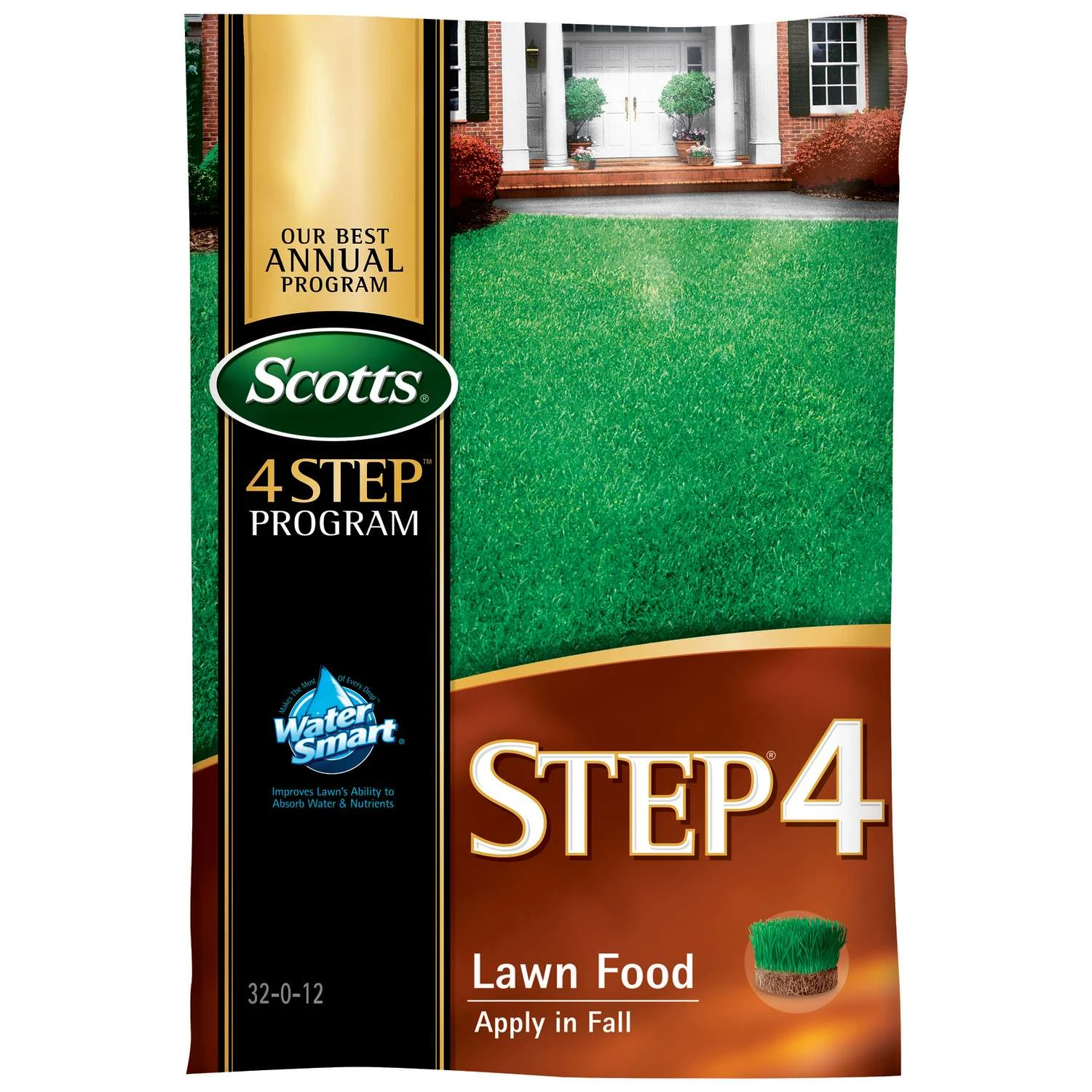 Scotts Step 4 Weed & Feed Lawn Fertilizer For All Grasses 15000 Sq Ft 3 Scotts Step 4 Weed & Feed Lawn Fertilizer For All Grasses 15000 Sq Ft