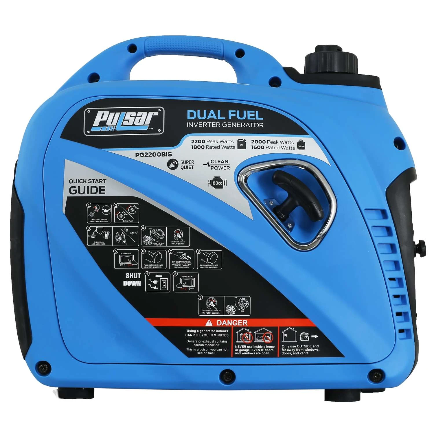 Pulsar 2200 W 120 V Gasoline Or Propane Inverter Generator 7 Pulsar 2200 W 120 V Gasoline Or Propane Inverter Generator - Image 5