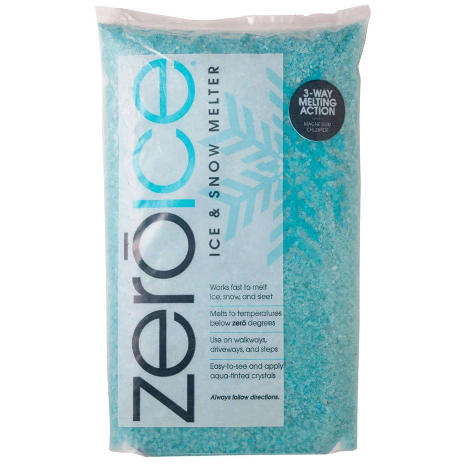 HJE Zero Ice Magnesium Chloride/Potassium Chloride/Sodium Chloride Crystal Ice & Snow Melter 50 Lb 3 HJE Zero Ice Magnesium Chloride/Potassium Chloride/Sodium Chloride Crystal Ice & Snow Melter 50 Lb