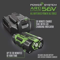 EGO Power+ ST1502SA 15 In. 56 V Battery String Trimmer Kit (Battery & Charger) SPLIT SHAFT W/ RAPID RELOAD & 2.5 AH BATTERY -Garden Tool Store 93f61f11 0a74 419d 99ae 6ccda2ef13cf