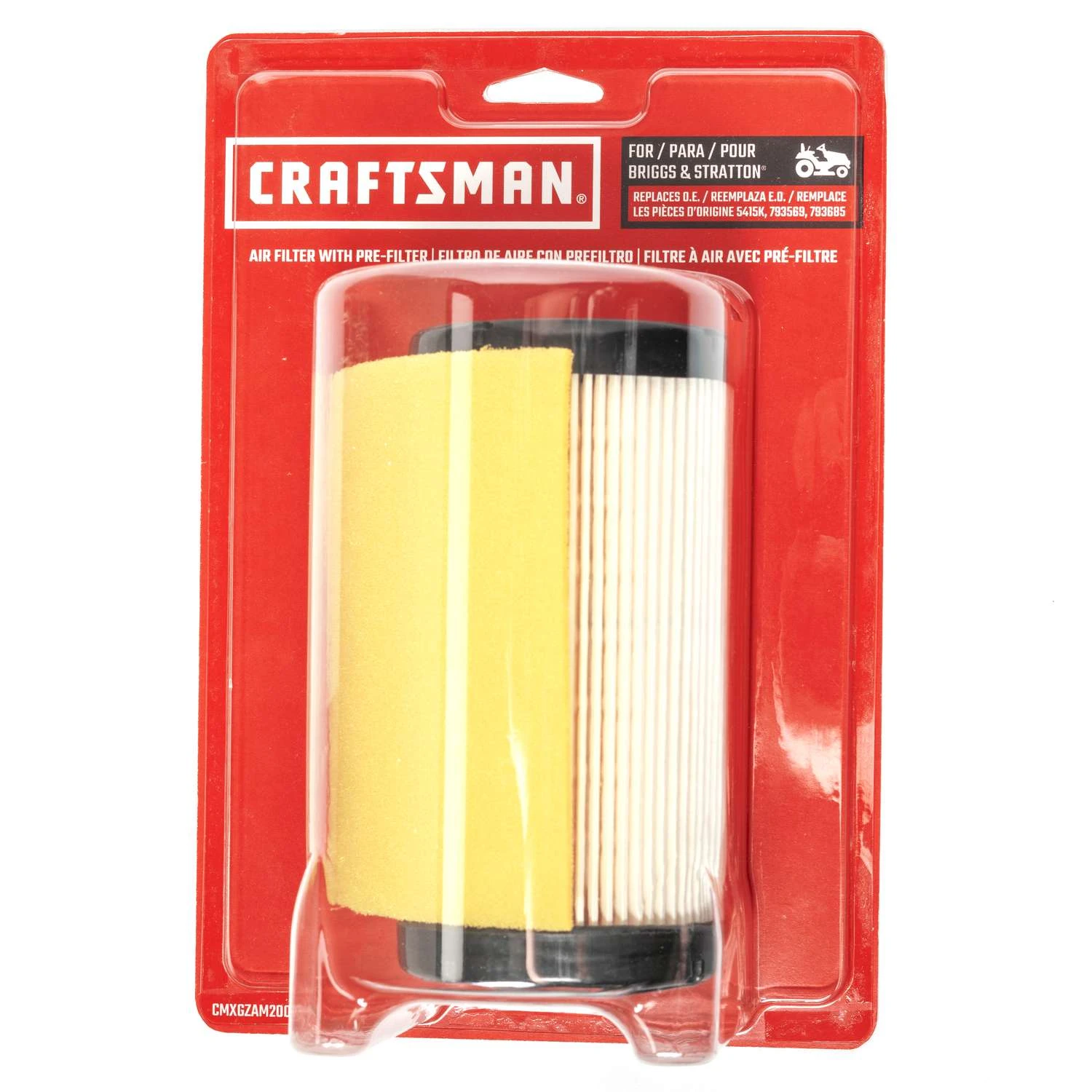 Craftsman Small Engine Air Filter For 5415K, 793569, 793685 3 Craftsman Small Engine Air Filter For 5415K, 793569, 793685