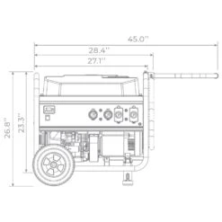Firman 120/240 V Gasoline Generator -Garden Tool Store a326ce30 bcd4 4094 83e0 62e3b5095ab7