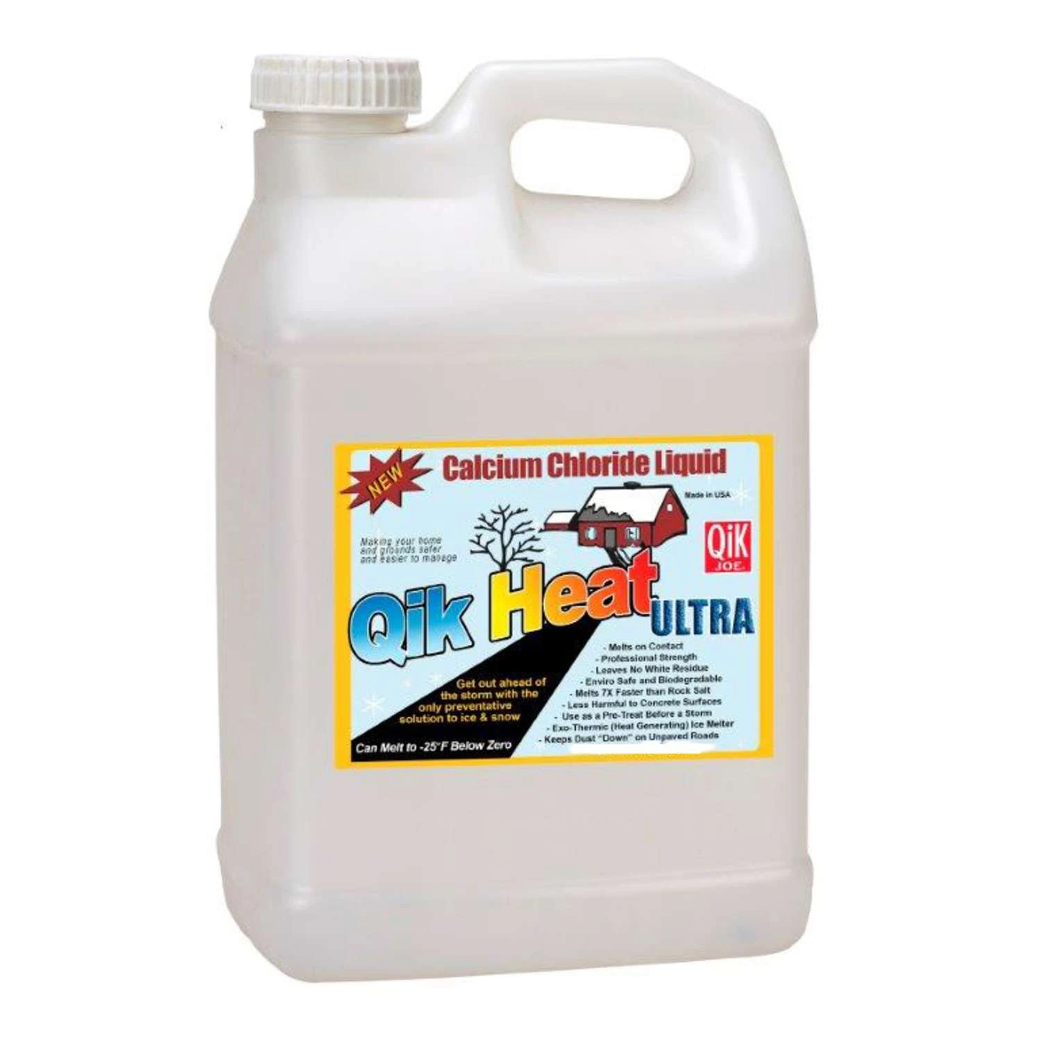 Qik Joe Qik Heat Ultra Calcium Chloride Liquid Ice Melt 2.5 Gal 3 Qik Joe Qik Heat Ultra Calcium Chloride Liquid Ice Melt 2.5 Gal