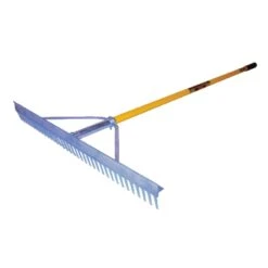 Structron S600 Power 67 In. 36 Tine Aluminum Landscape Rake Fiberglass Handle