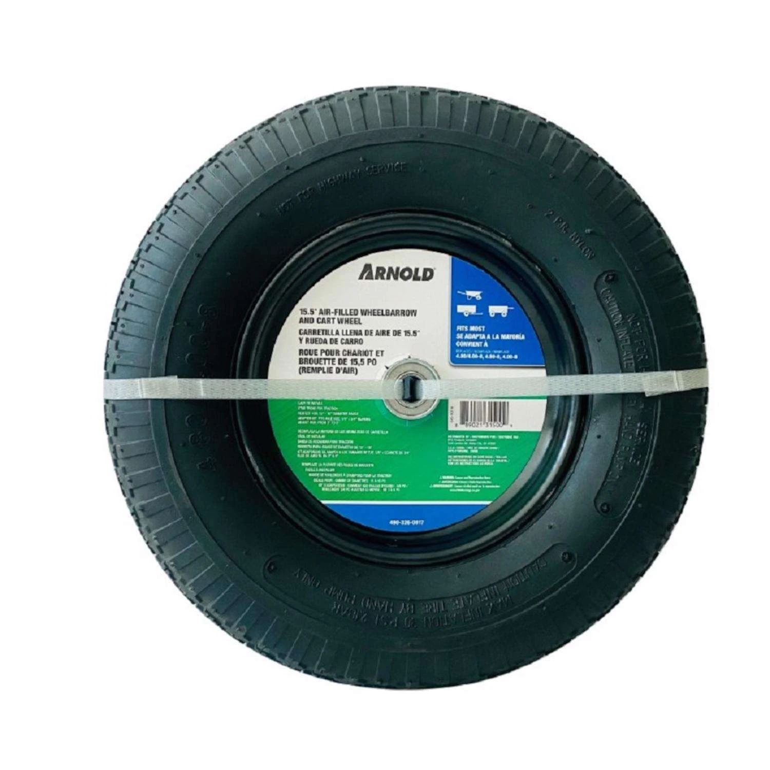 Arnold 15.5 In. D 350 Lb Wheelbarrow Wheel Steel 1 Pk 3 Arnold 15.5 In. D 350 Lb Wheelbarrow Wheel Steel 1 Pk