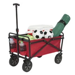 Seina Road Warrior Polyester Fabric Utility Cart 3.6 Ft³