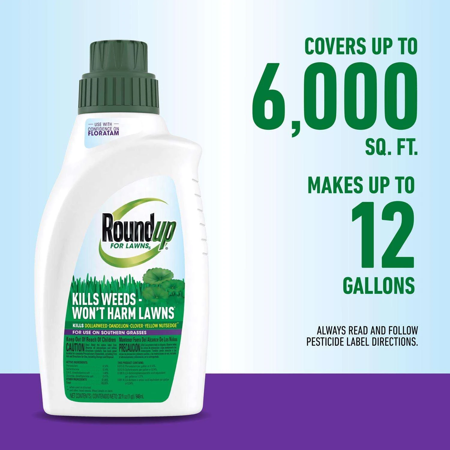 Roundup Weed Killer Concentrate 32 Oz 8 Roundup Weed Killer Concentrate 32 Oz - Image 6