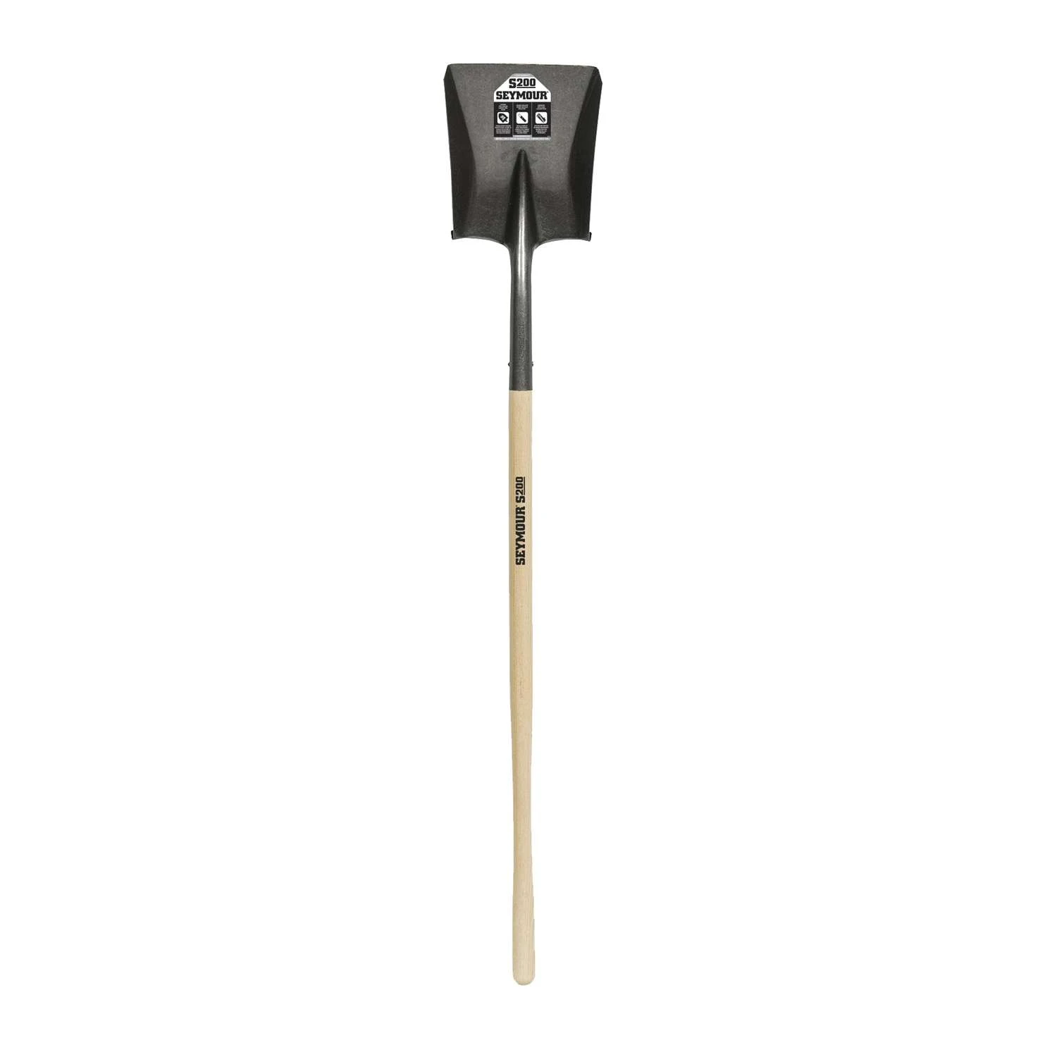 Seymour S200 Steel Square Shovel Wood Handle 3 Seymour S200 Steel Square Shovel Wood Handle