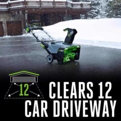 EGO Power+ Peak Power SNT2112 21 In. Single Stage 56 V Battery Snow Blower Kit (Battery & Charger) W/ STEEL AUGER & TWO 5.0 AH BATTERIES -Garden Tool Store c8abf2e3 3ef8 4276 8a5f d8a57a6d50e8