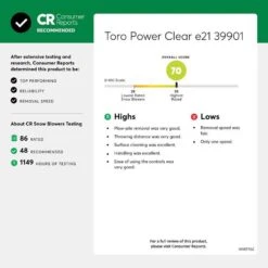 Toro Power Clear 21 In. Single Stage 60 V Battery Snow Blower Kit (Battery & Charger) -Garden Tool Store cb496535 5e8e 4891 a95d 3faac9f4d44a