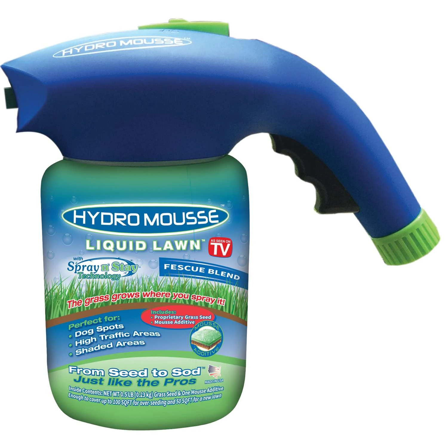 Hydro Mousse Liquid Lawn Fine Fescue Grass Full Sun Grass Seed 0.5 Lb 4 Hydro Mousse Liquid Lawn Fine Fescue Grass Full Sun Grass Seed 0.5 Lb - Image 2