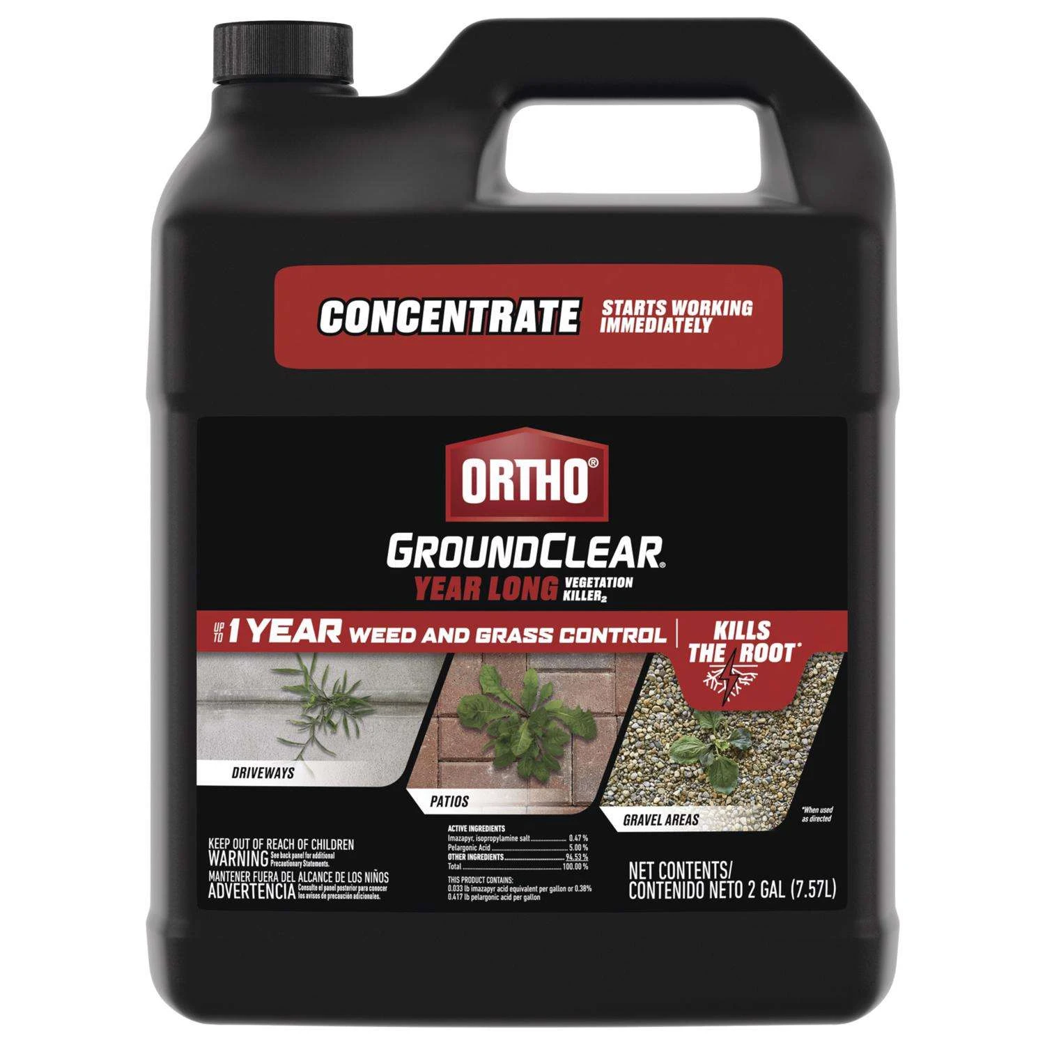 Ortho GroundClear Vegetation Killer Concentrate 2 Gal 3 Ortho GroundClear Vegetation Killer Concentrate 2 Gal