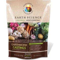 Earth Science Growth Essentials Organic Earthworm Castings 4 Lb