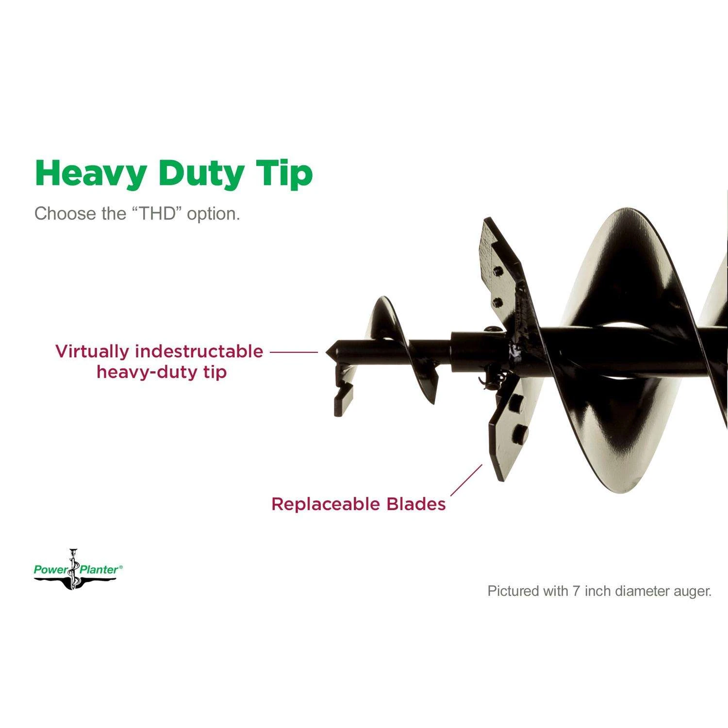 Power Planter 28 In. Steel Bulb Auger Drill Bit 7 Power Planter 28 In. Steel Bulb Auger Drill Bit - Image 5